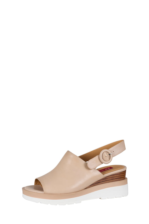 Women's Esna Wedge Sandal in Nude