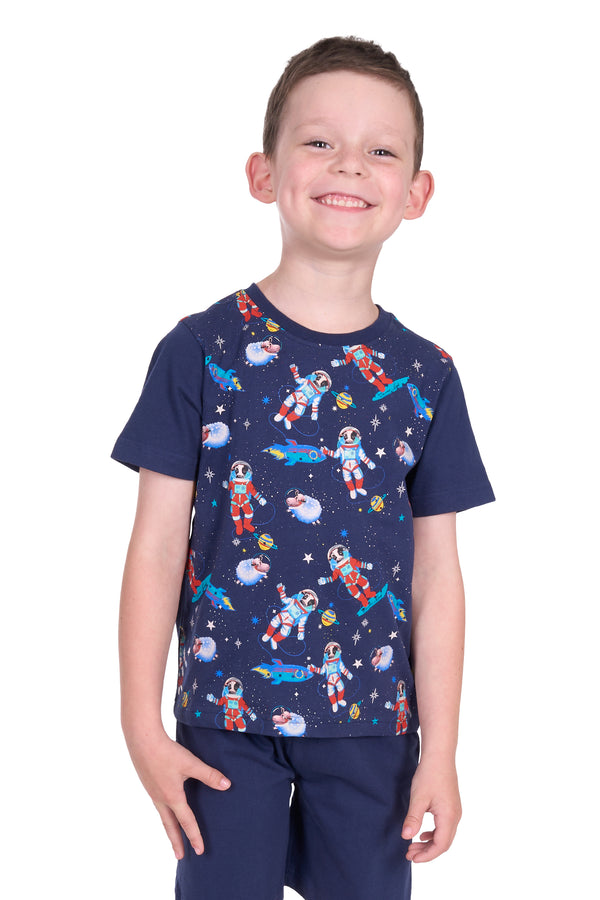 Boy’s Galaxy Glow In the Dark PJ Set
