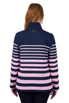 Womens Cecilia 1/4 Zip Rugby in Pink