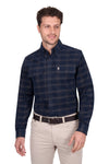 Men’s Ronald Thermal Check 2-Pocket Long Sleeve Shirt by Thomas Cook