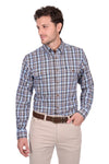 Men’s Jonathan Check 2-Pocket Long Sleeve Shirt by Thomas Cook