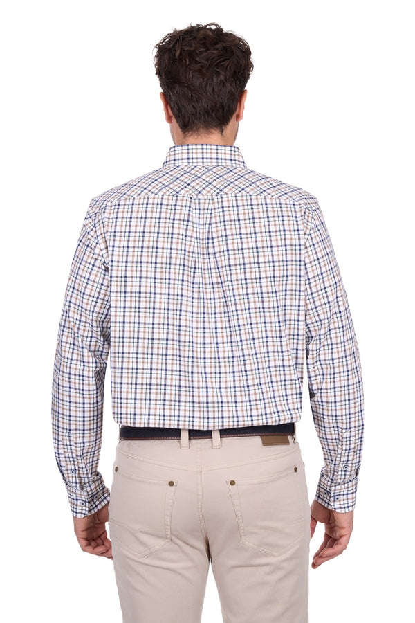 Men’s Chad Check 2-Pocket Long Sleeve Shirt by Thomas Cook