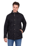 Men’s Louis Light Weight Oilskin Jacket in Black