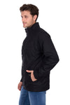 Men’s Louis Light Weight Oilskin Jacket in Black