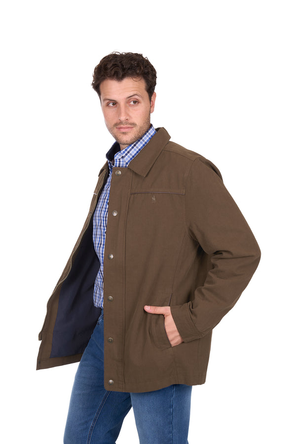 Men’s Lucas Jacket by Thomas Cook in Tobacco
