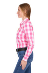 Thomas Cook Women’s Tamara Long Sleeve Shirt in Pink/White