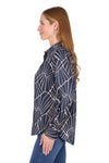 Thomas Cook Women’s Narelle Long Sleeve Shirt in Navy/Tan