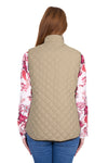 Thomas Cook Women’s Astrid Reversible Vest in Tan/Navy