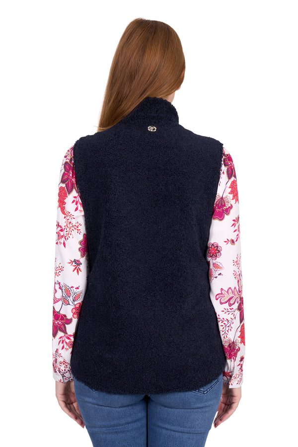 Thomas Cook Women’s Astrid Reversible Vest in Tan/Navy