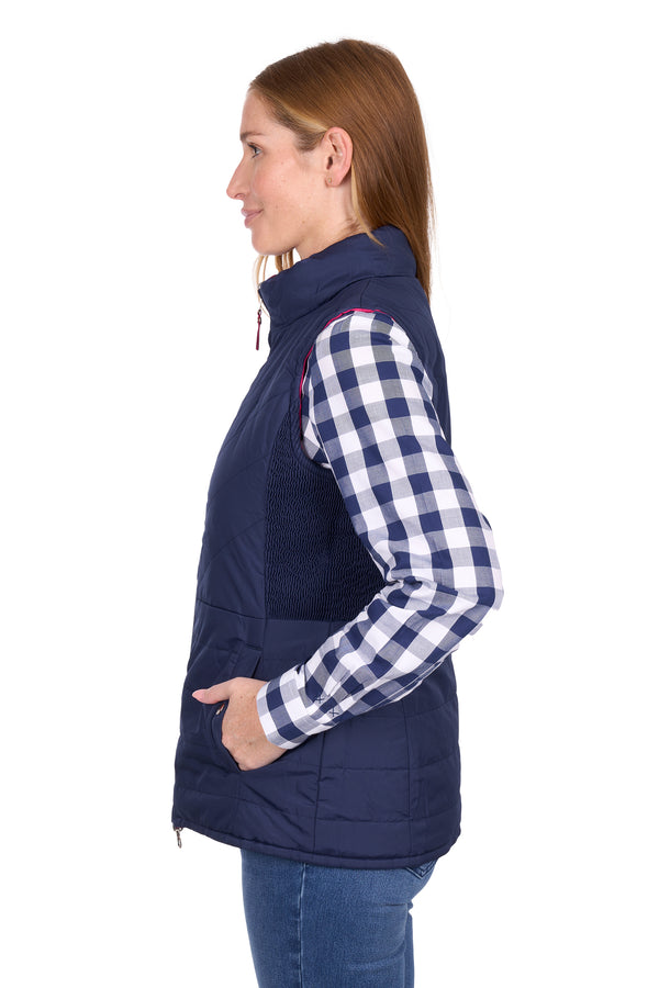 Thomas Cook Women’s Mayfield Reversible Vest in Hot Pink/Navy