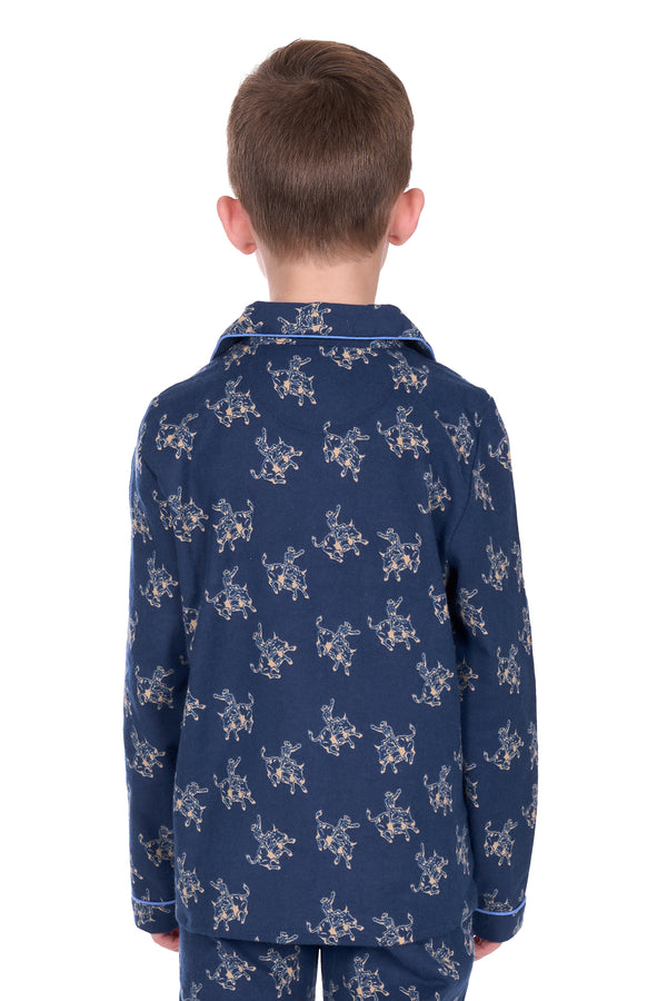 Boy's Thomas Cook Ezra Long Sleeve Pjamas in Navy