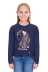 Thomas Cook Girl's Mia Crew Jumper in Navy