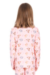 Girl's Chloe Long Sleeve Pjamas in Pink
