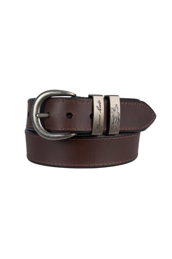 Thomas Cook Donovan Belt in Dark Tan