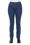 Womens Lucy Slim Leg Jean in Mid Wash
