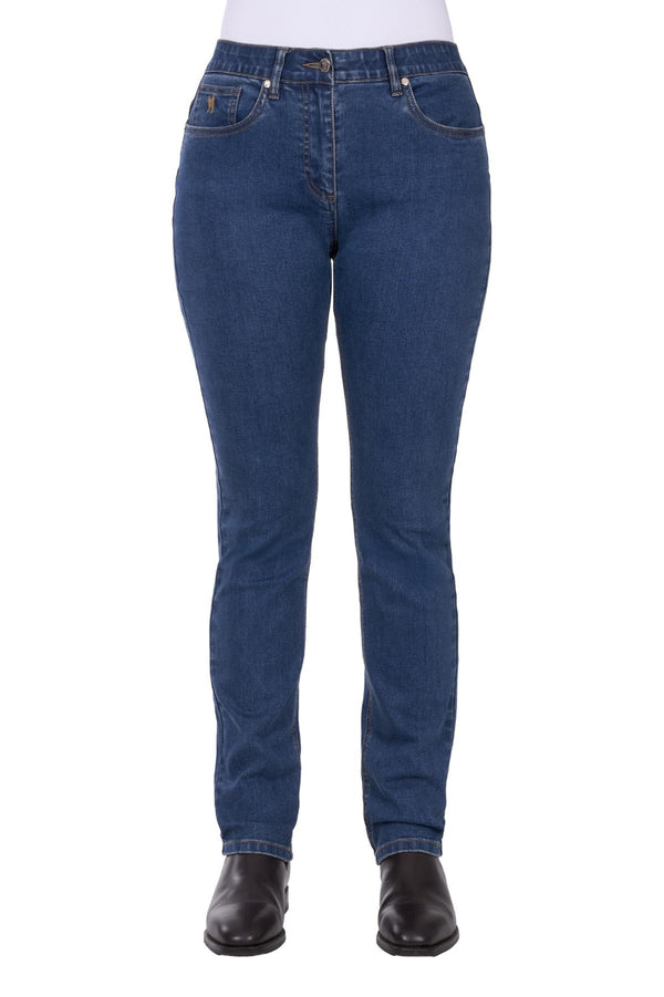 Womens Lucy Slim Leg Jean in Mid Wash