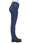 Womens Lucy Slim Leg Jean in Mid Wash