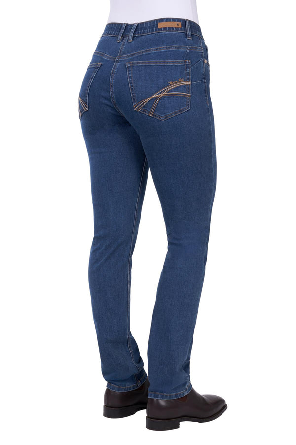 Womens Lucy Slim Leg Jean in Mid Wash