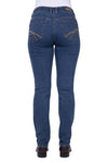 Womens Lucy Slim Leg Jean in Mid Wash
