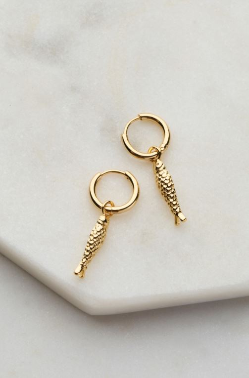 Zafino Tate Huggie Earring in Gold