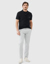 The Gunn Sports Fit Polo in Onyx