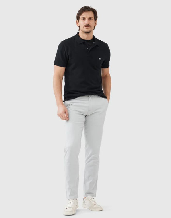 The Gunn Sports Fit Polo in Onyx