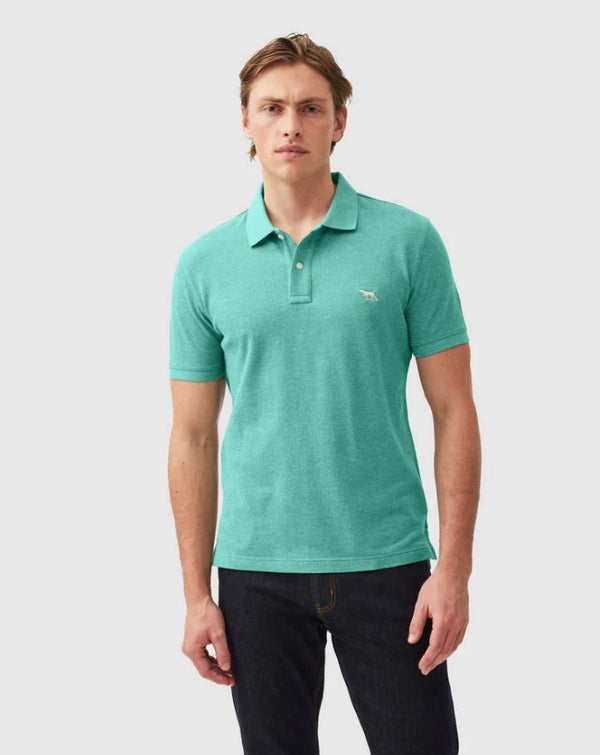 The Gunn Sports Fit Polo in Turquoise