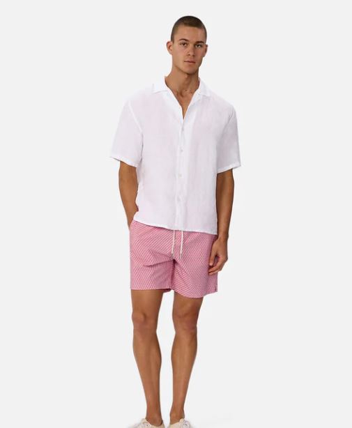 The Cayman Mens Swim Shorts in Pink
