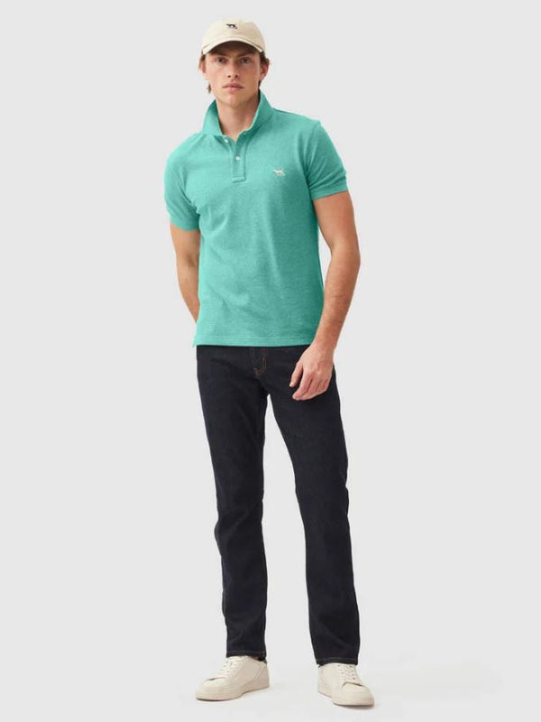 The Gunn Sports Fit Polo in Turquoise