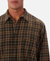Men's Long Sleeve Shirt in Char/Maple