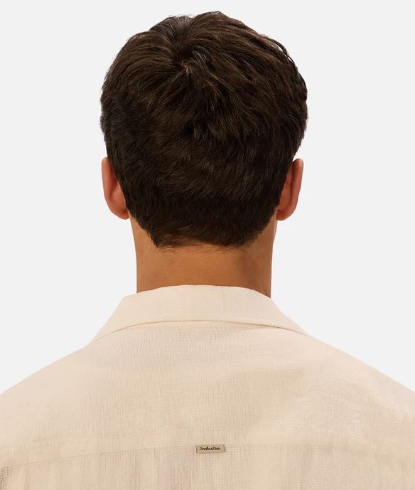 The Marbella Short Sleeve Shirt in Cream