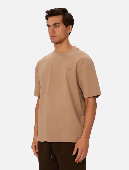 Mens T-Shirt - The Newport Tee in Biscotti
