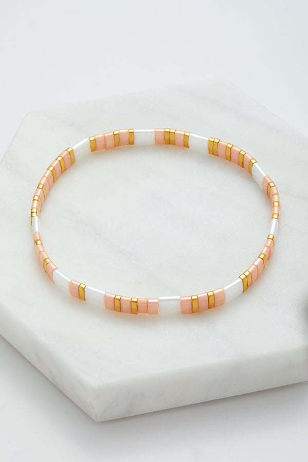 Zafino - Tile Bracelet in Pink