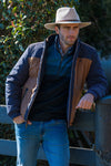 Men's Toby Reversible Jacket in Navy or Tan