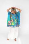 Womens Valarie Oversized Kaftan-Style Shirt