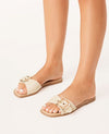 Womens Natural Raffia Vasali Sandal