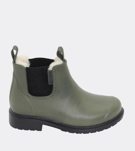 Ladies Human Cooma II Gumboot in Vintage Green