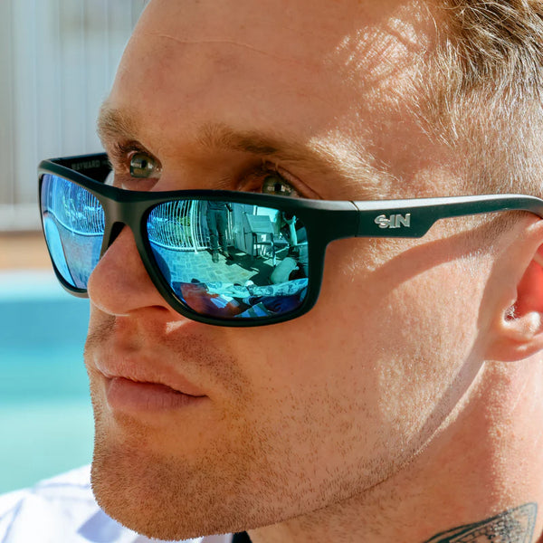 SIN Sunglasses - Wayward - Matt Raven/Blue Flash