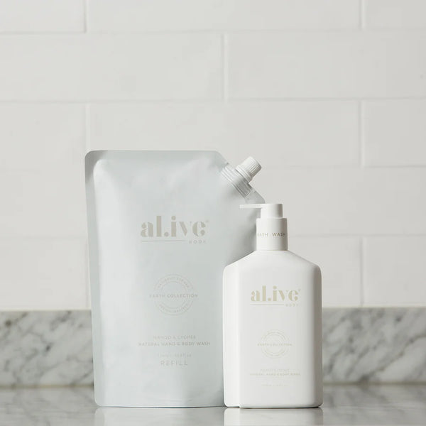 al.ive BODY - Mango & Lychee Hand & Body Wash Refill