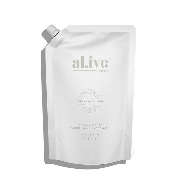 al.ive BODY - Mango & Lychee Hand & Body Wash Refill