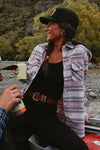 Ringers Western Millicent Womens Flannel in Rosey Pink