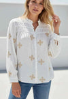 Ladies Lillian Blouse in White