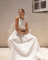 Ladies Corsica Dress in White