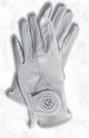 Bare Equestrian - Pro Rider Mesh Grip Gloves - White