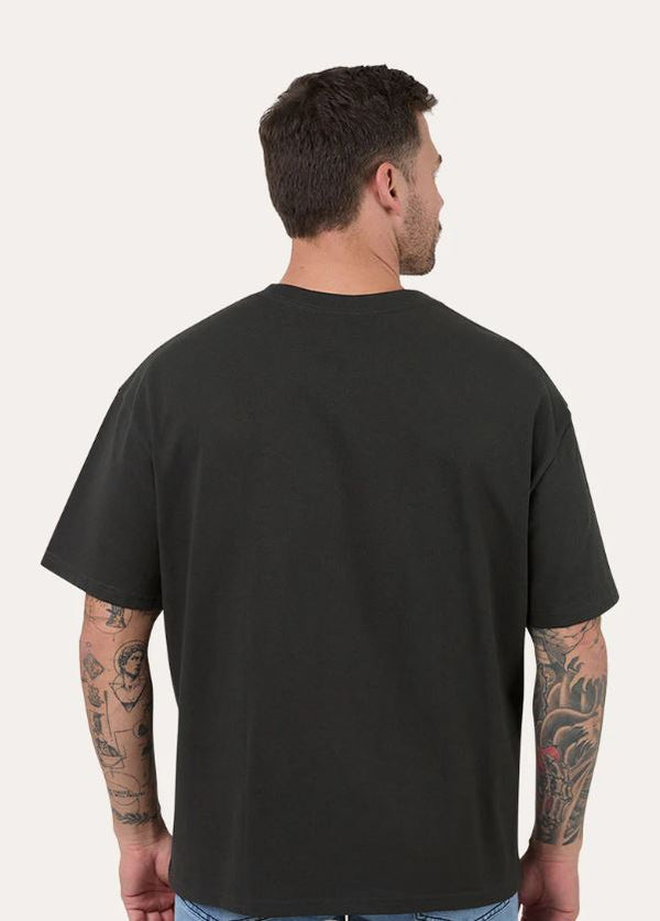 Who Gives A Buck Men's Box Fit T-Shirt in Black