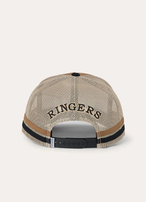 Ringers Western Workhorse Deep-Fit Trucker Cap in Clay/Black
