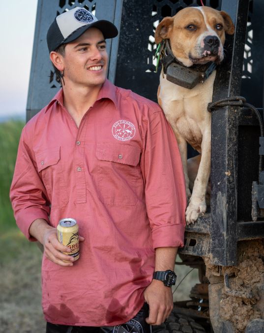 Pig Chasing Australia Mens Workshirt in Canyon