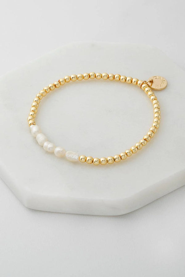 Zafino Mini Pearl Braclet in Gold
