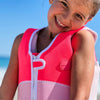 Melody the Mermaid Neon Strawberry Swim Vest - Size 1-2