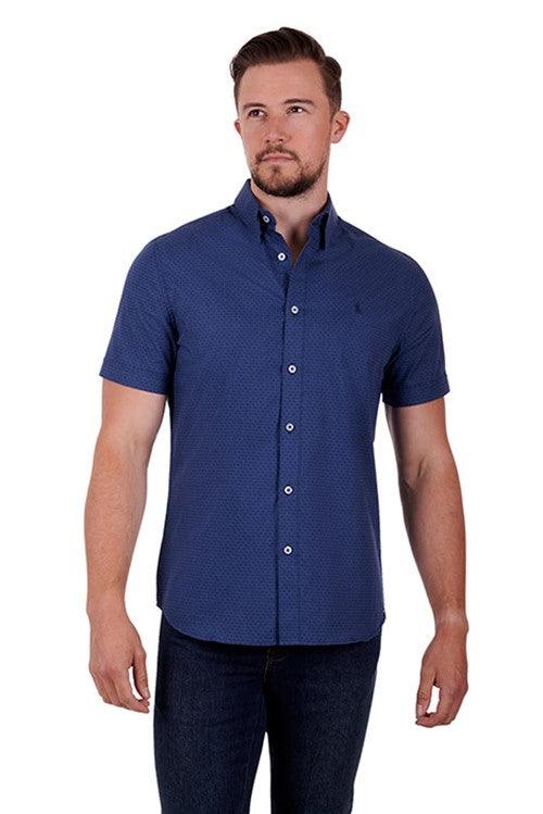 Thomas Cook - Edward Tailored Short Sleeve Shirt - Folk Road